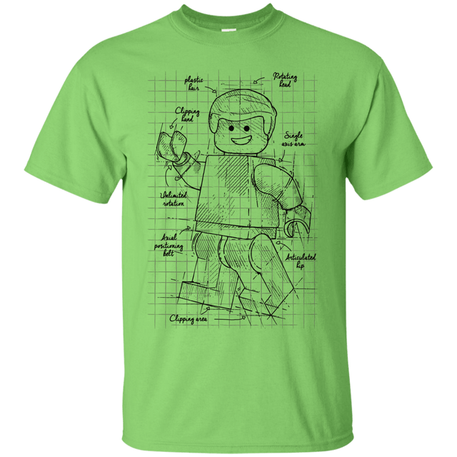 T-Shirts Lime / S Lego Plan T-Shirt