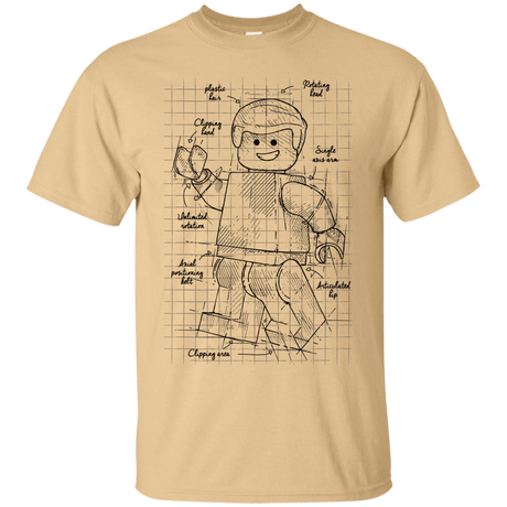 T-Shirts Vegas Gold / S Lego Plan T-Shirt