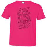 T-Shirts Hot Pink / 2T Lego Plan Toddler Premium T-Shirt