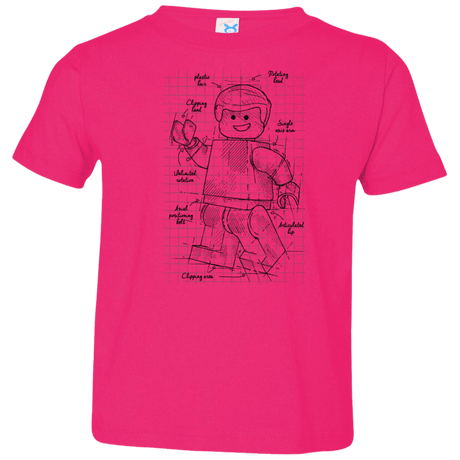 T-Shirts Hot Pink / 2T Lego Plan Toddler Premium T-Shirt