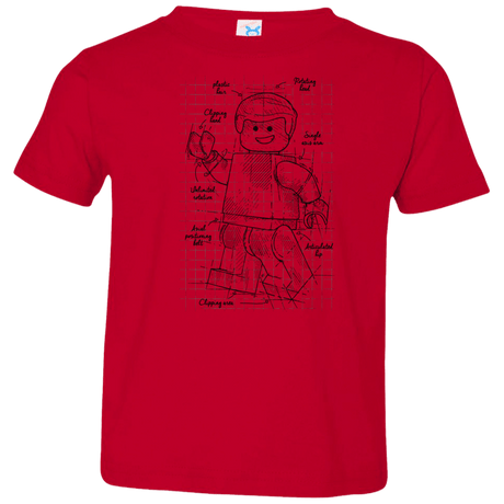 T-Shirts Red / 2T Lego Plan Toddler Premium T-Shirt