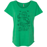 T-Shirts Envy / X-Small Lego Plan Triblend Dolman Sleeve