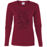 T-Shirts Cardinal / S Lego Plan Women's Long Sleeve T-Shirt