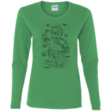T-Shirts Irish Green / S Lego Plan Women's Long Sleeve T-Shirt