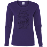 T-Shirts Purple / S Lego Plan Women's Long Sleeve T-Shirt