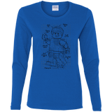 T-Shirts Royal / S Lego Plan Women's Long Sleeve T-Shirt