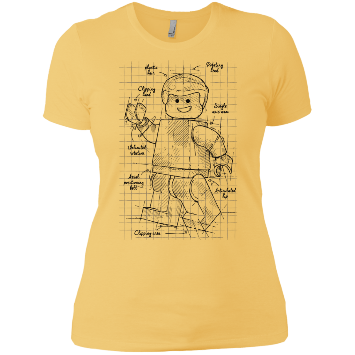 T-Shirts Banana Cream/ / X-Small Lego Plan Women's Premium T-Shirt
