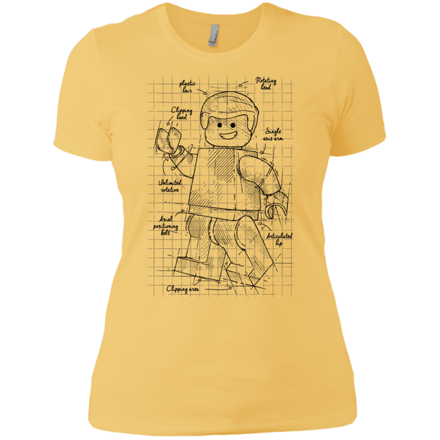 T-Shirts Banana Cream/ / X-Small Lego Plan Women's Premium T-Shirt