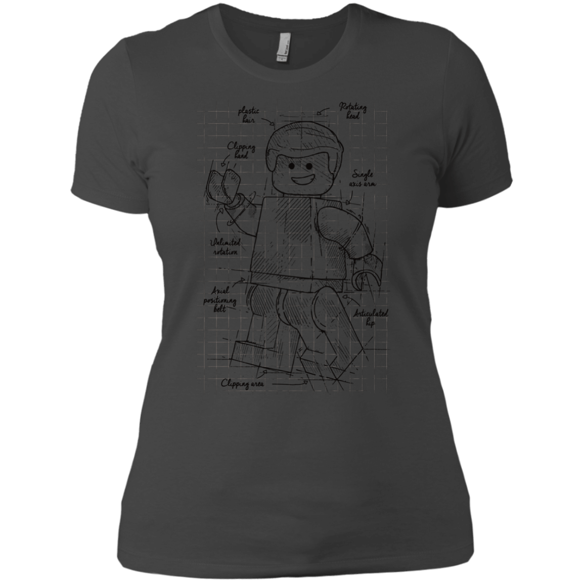T-Shirts Heavy Metal / X-Small Lego Plan Women's Premium T-Shirt