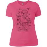 T-Shirts Hot Pink / X-Small Lego Plan Women's Premium T-Shirt