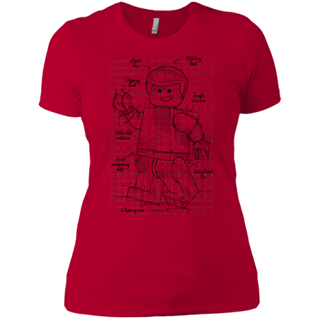 T-Shirts Red / X-Small Lego Plan Women's Premium T-Shirt