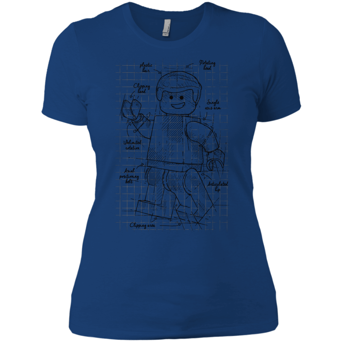 T-Shirts Royal / X-Small Lego Plan Women's Premium T-Shirt