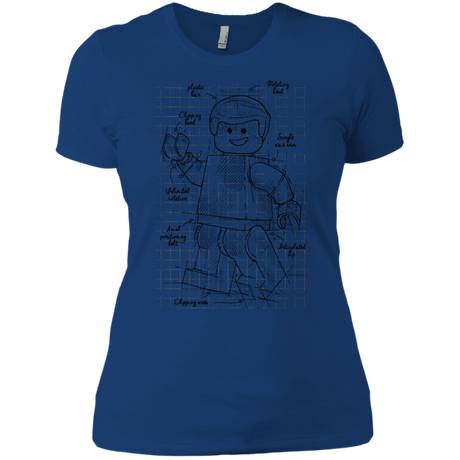 T-Shirts Royal / X-Small Lego Plan Women's Premium T-Shirt