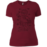 T-Shirts Scarlet / X-Small Lego Plan Women's Premium T-Shirt