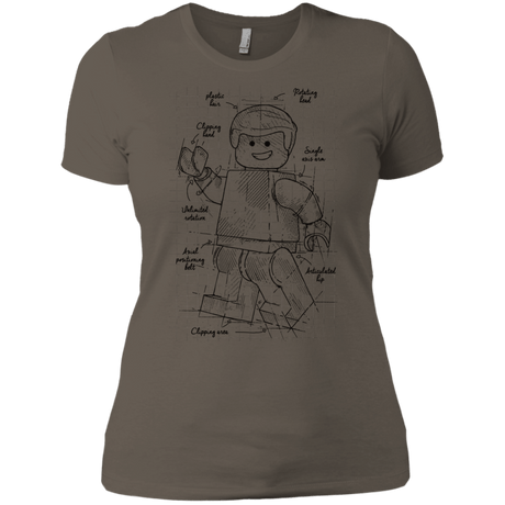 T-Shirts Warm Grey / X-Small Lego Plan Women's Premium T-Shirt