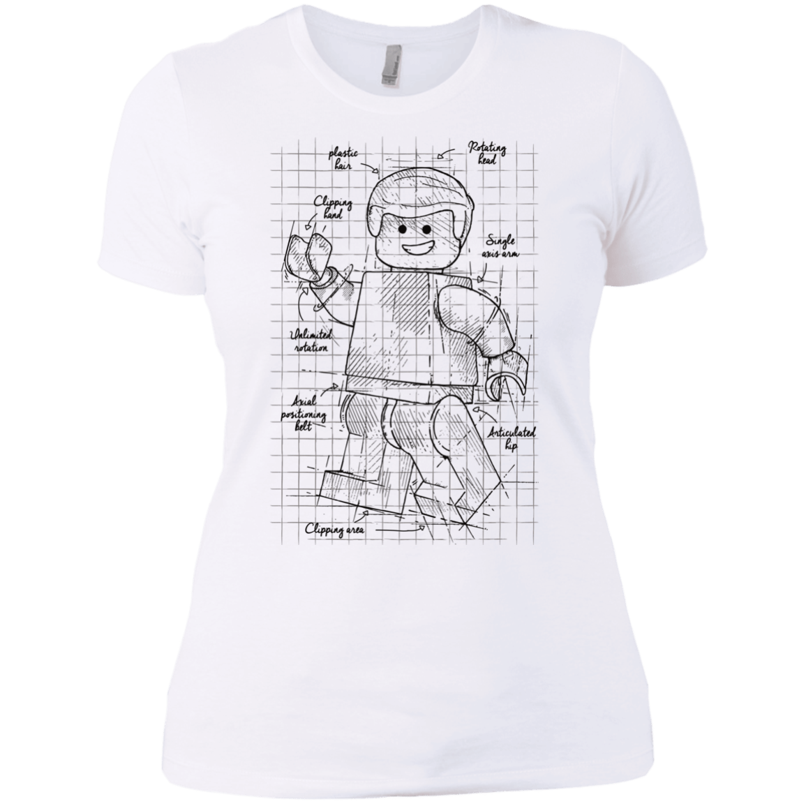 T-Shirts White / X-Small Lego Plan Women's Premium T-Shirt