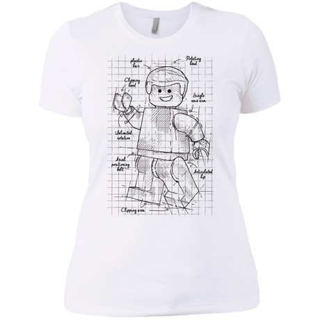 T-Shirts White / X-Small Lego Plan Women's Premium T-Shirt