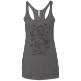 T-Shirts Premium Heather / X-Small Lego Plan Women's Triblend Racerback Tank