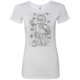 T-Shirts Heather White / S Lego Plan Women's Triblend T-Shirt