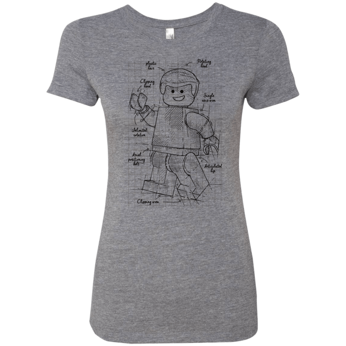 T-Shirts Premium Heather / S Lego Plan Women's Triblend T-Shirt