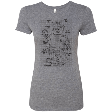T-Shirts Premium Heather / S Lego Plan Women's Triblend T-Shirt