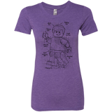 T-Shirts Purple Rush / S Lego Plan Women's Triblend T-Shirt