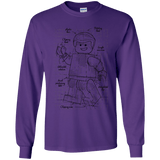 T-Shirts Purple / YS Lego Plan Youth Long Sleeve T-Shirt