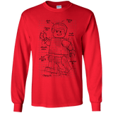 T-Shirts Red / YS Lego Plan Youth Long Sleeve T-Shirt
