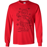 T-Shirts Red / YS Lego Plan Youth Long Sleeve T-Shirt
