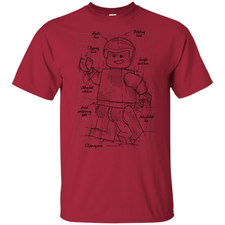 T-Shirts Cardinal / YXS Lego Plan Youth T-Shirt