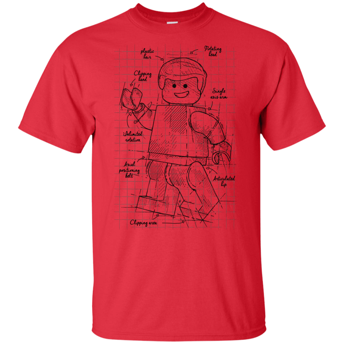 T-Shirts Red / YXS Lego Plan Youth T-Shirt