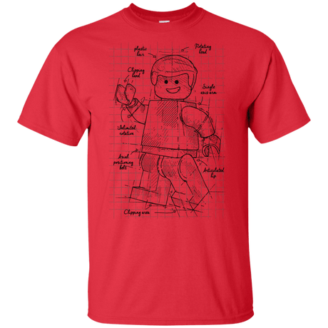 T-Shirts Red / YXS Lego Plan Youth T-Shirt