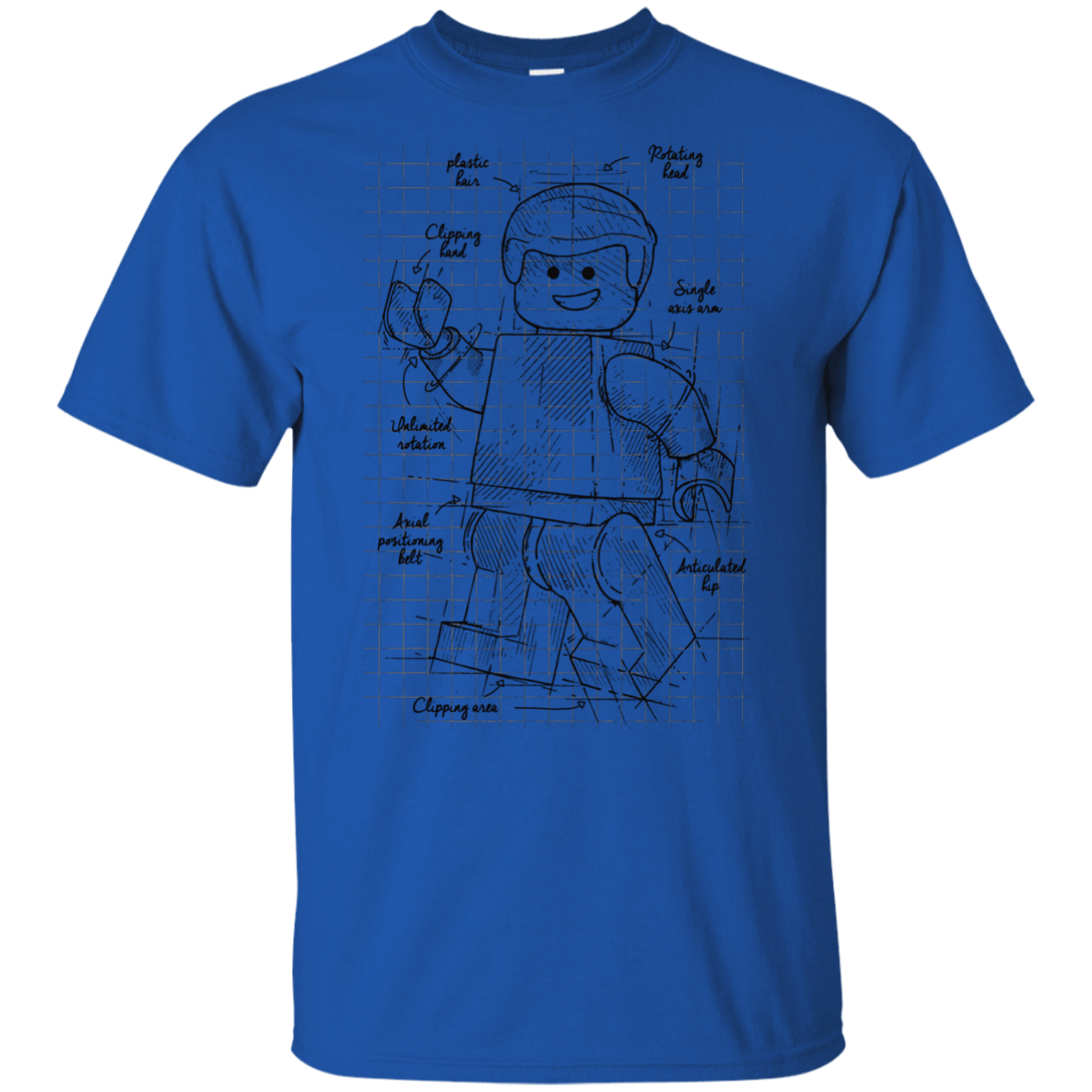 T-Shirts Royal / YXS Lego Plan Youth T-Shirt