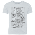 T-Shirts Heather White / YXS Lego Plan Youth Triblend T-Shirt