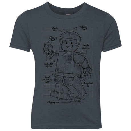 T-Shirts Vintage Navy / YXS Lego Plan Youth Triblend T-Shirt