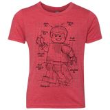 T-Shirts Vintage Red / YXS Lego Plan Youth Triblend T-Shirt