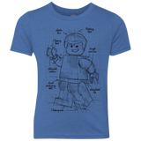 T-Shirts Vintage Royal / YXS Lego Plan Youth Triblend T-Shirt
