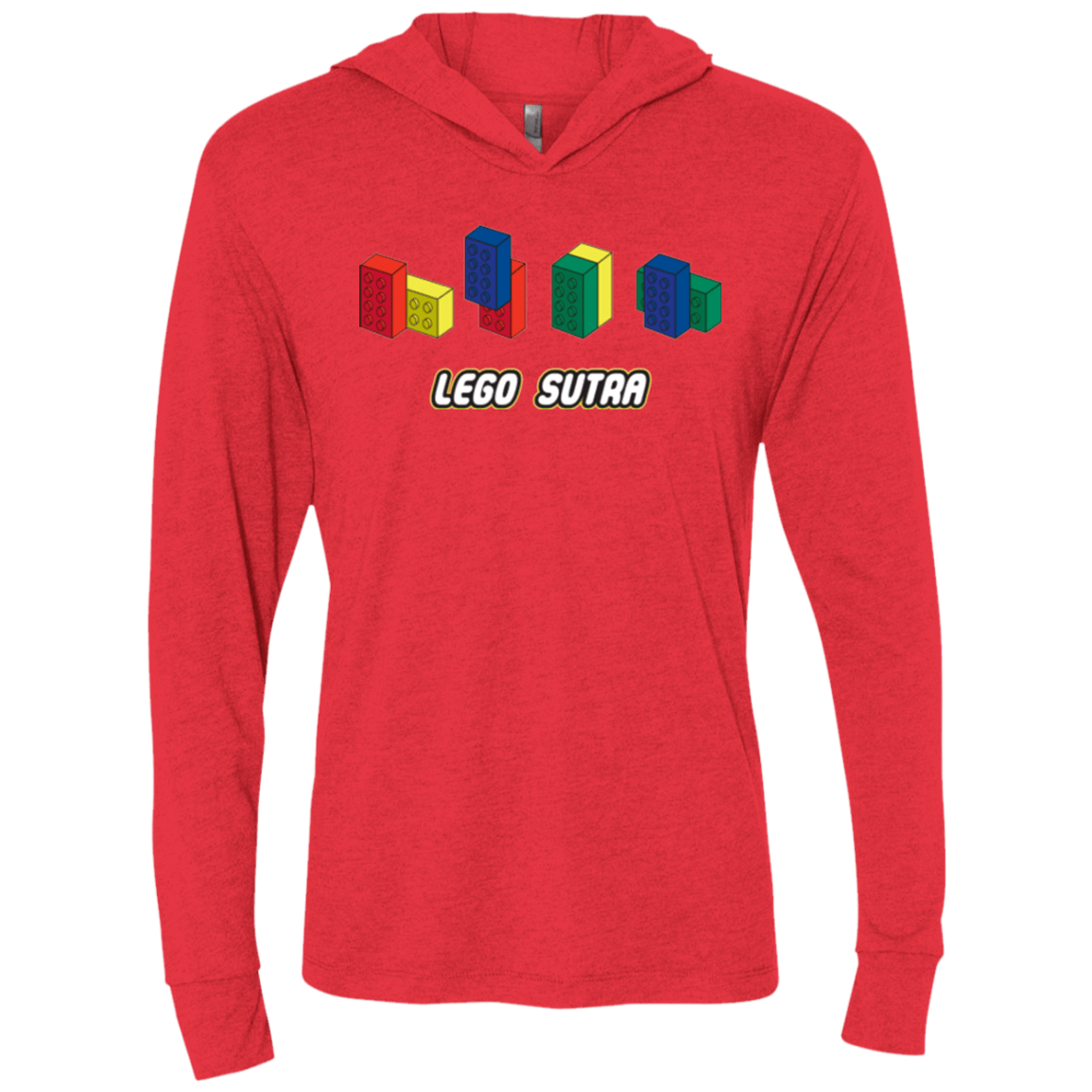 T-Shirts Vintage Red / X-Small Lego Sutra Triblend Long Sleeve Hoodie Tee