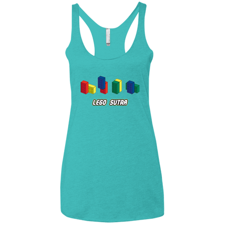 T-Shirts Tahiti Blue / X-Small Lego Sutra Women's Triblend Racerback Tank