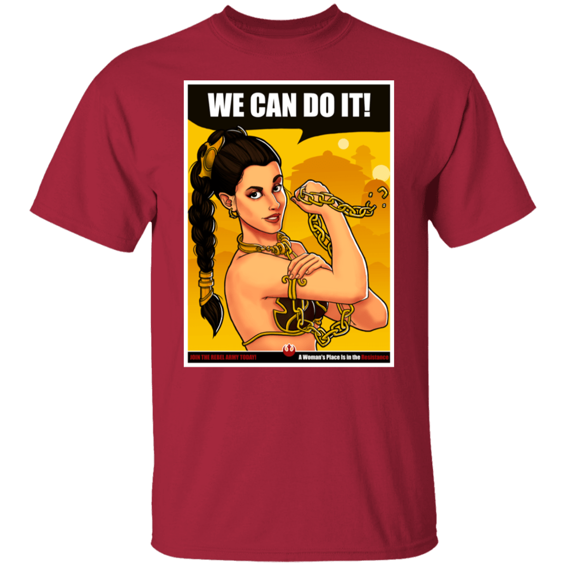 T-Shirts Cardinal / S Leia Can Do It T-Shirt