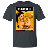T-Shirts Dark Heather / S Leia Can Do It T-Shirt