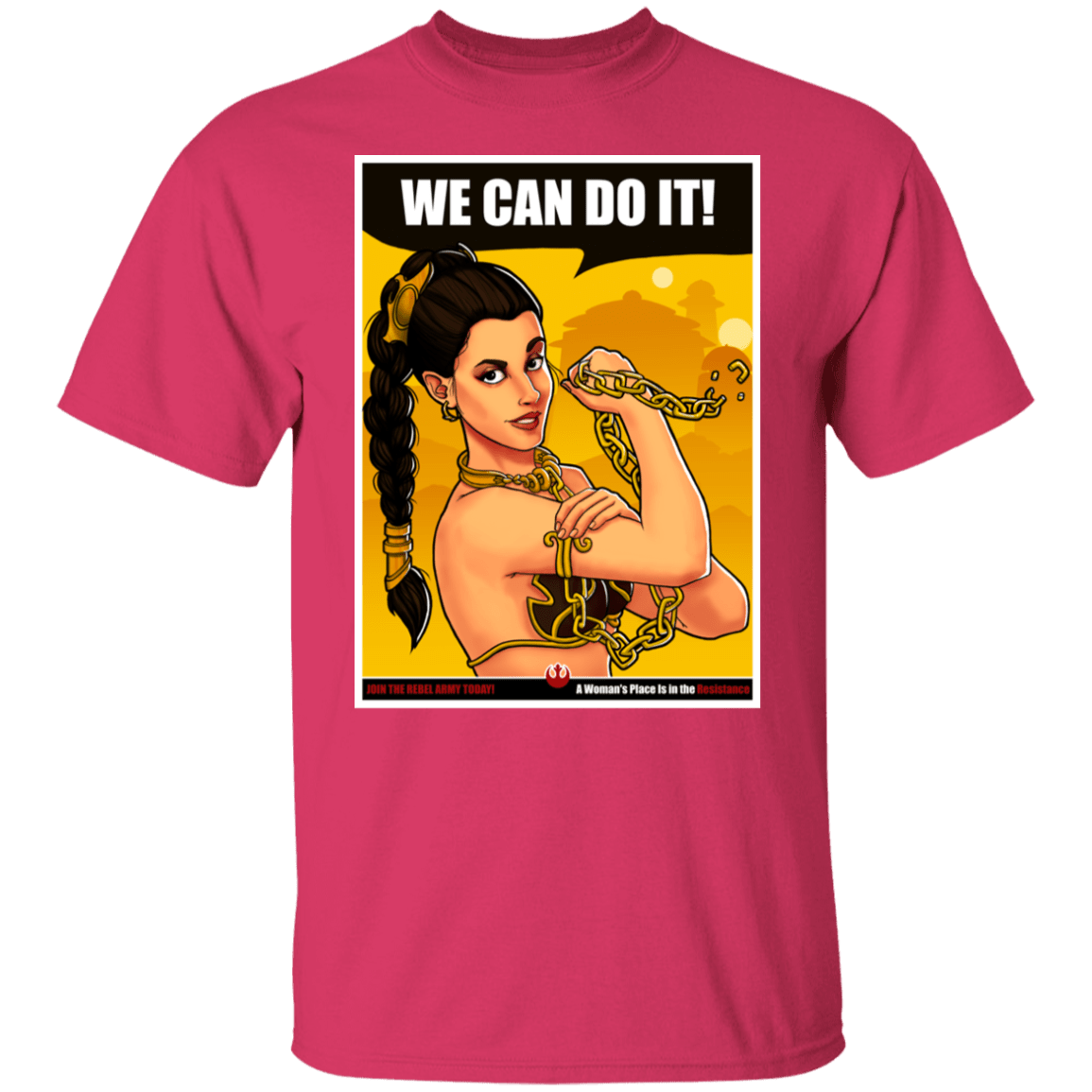 T-Shirts Heliconia / S Leia Can Do It T-Shirt