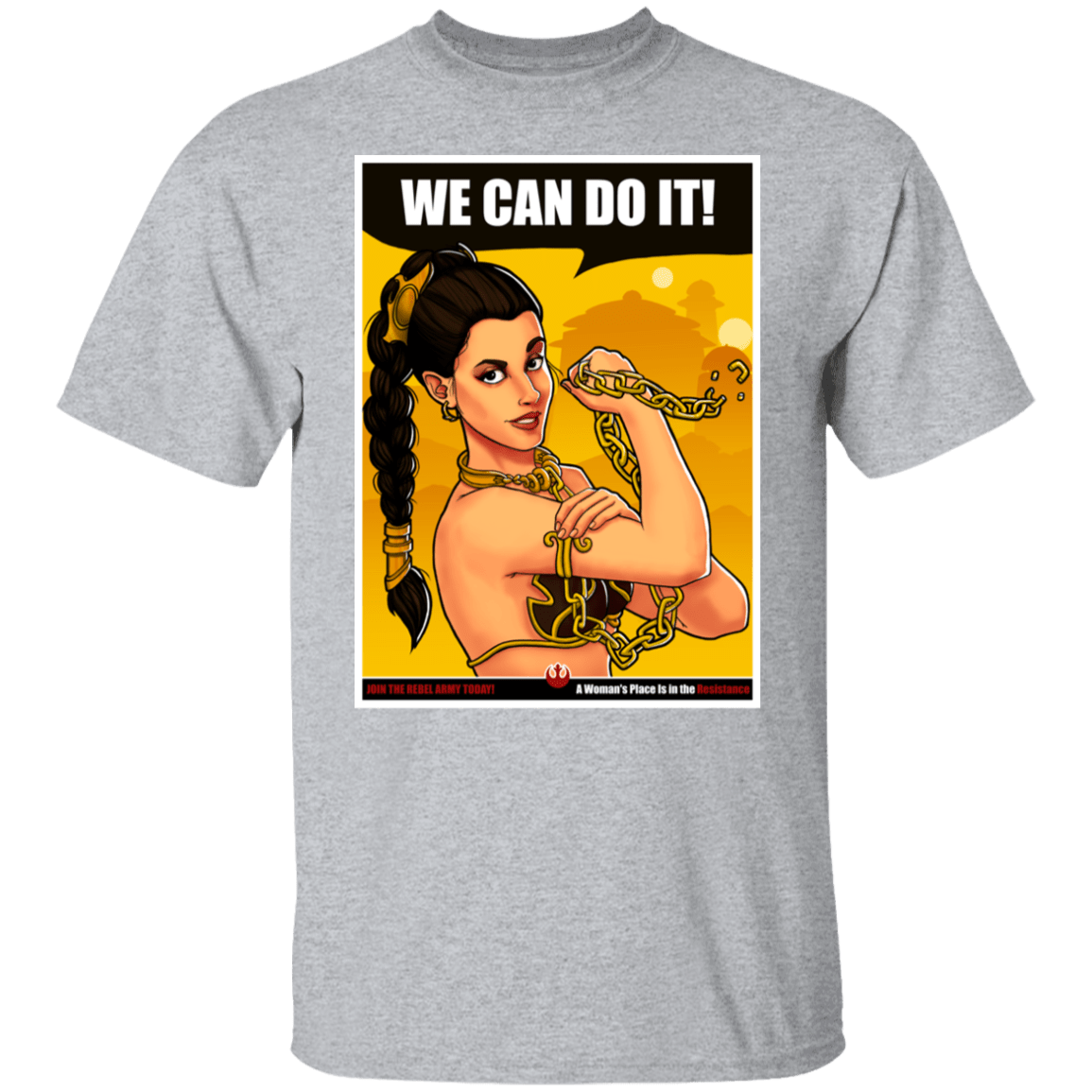 T-Shirts Sport Grey / S Leia Can Do It T-Shirt