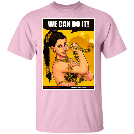 T-Shirts Light Pink / YXS Leia Can Do It Youth T-Shirt