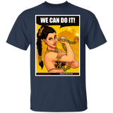 T-Shirts Navy / YXS Leia Can Do It Youth T-Shirt