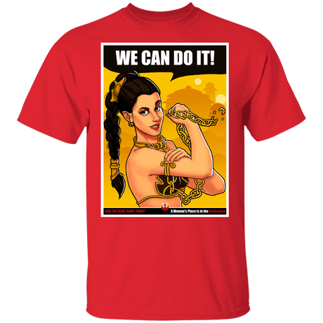T-Shirts Red / YXS Leia Can Do It Youth T-Shirt