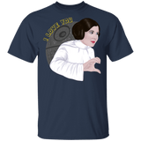 T-Shirts Navy / S Leia I Love You T-Shirt