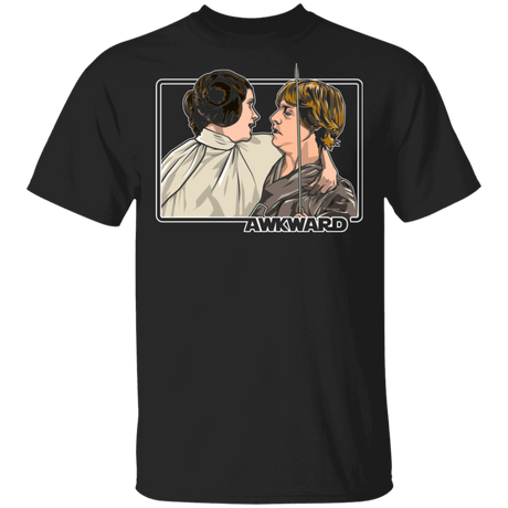 T-Shirts Black / S Leia Kissed Luke T-Shirt