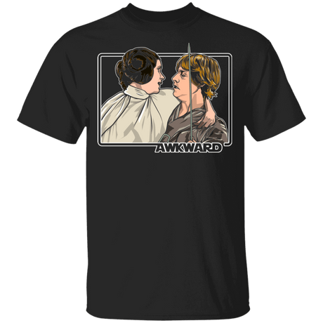 T-Shirts Black / YXS Leia Kissed Luke Youth T-Shirt