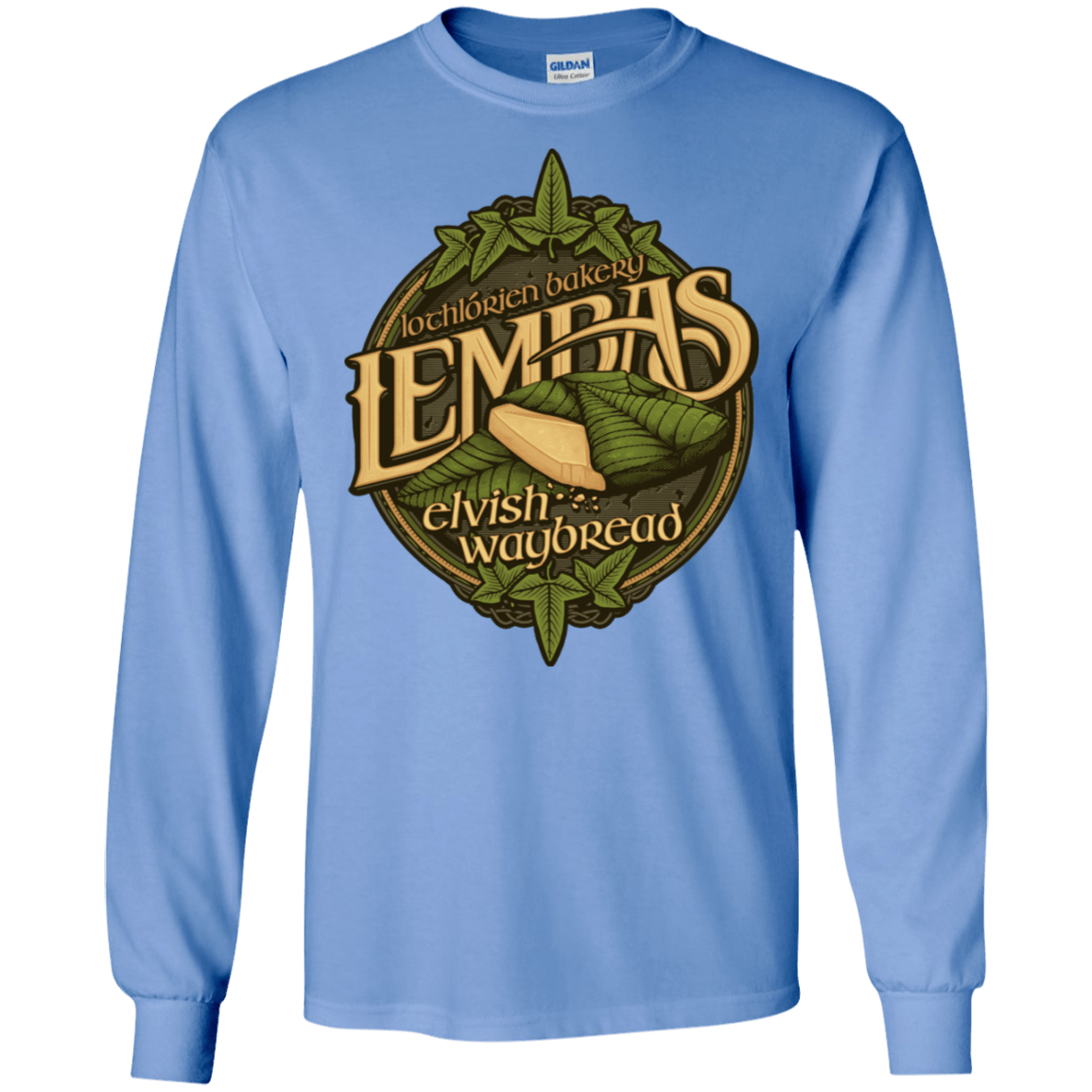 T-Shirts Carolina Blue / S Lembas Bread Men's Long Sleeve T-Shirt